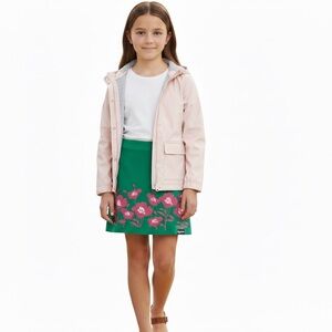 GYMBOREE Girls Mauve Pink Zip Up Hoodie Jacket Sz L 10/12